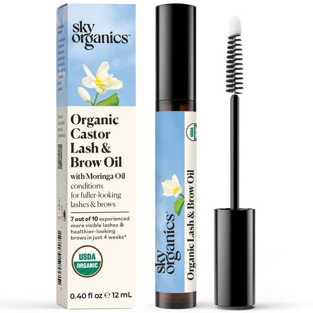 Sérum para pestañas Sky Organics con aceite de ricino orgánico 12 ml