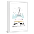 thumbnail image 6 of Marmont Hill "Colorful Teepee" by Katarina Snygg Framed Painting Print, 6 of 6