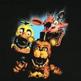 thumbnail image 2 of Five Nights at Freddy's T-Shirt Men's Animatronics Scene Adult Short Sleeve Tee, 2 of 5