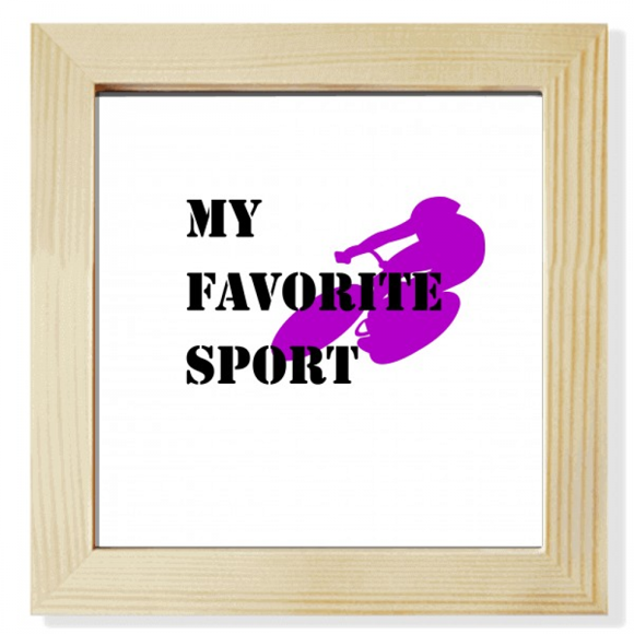 Like Sports Fitness Balanced Bicycle Square Picture Frame Wall Tabletop Display