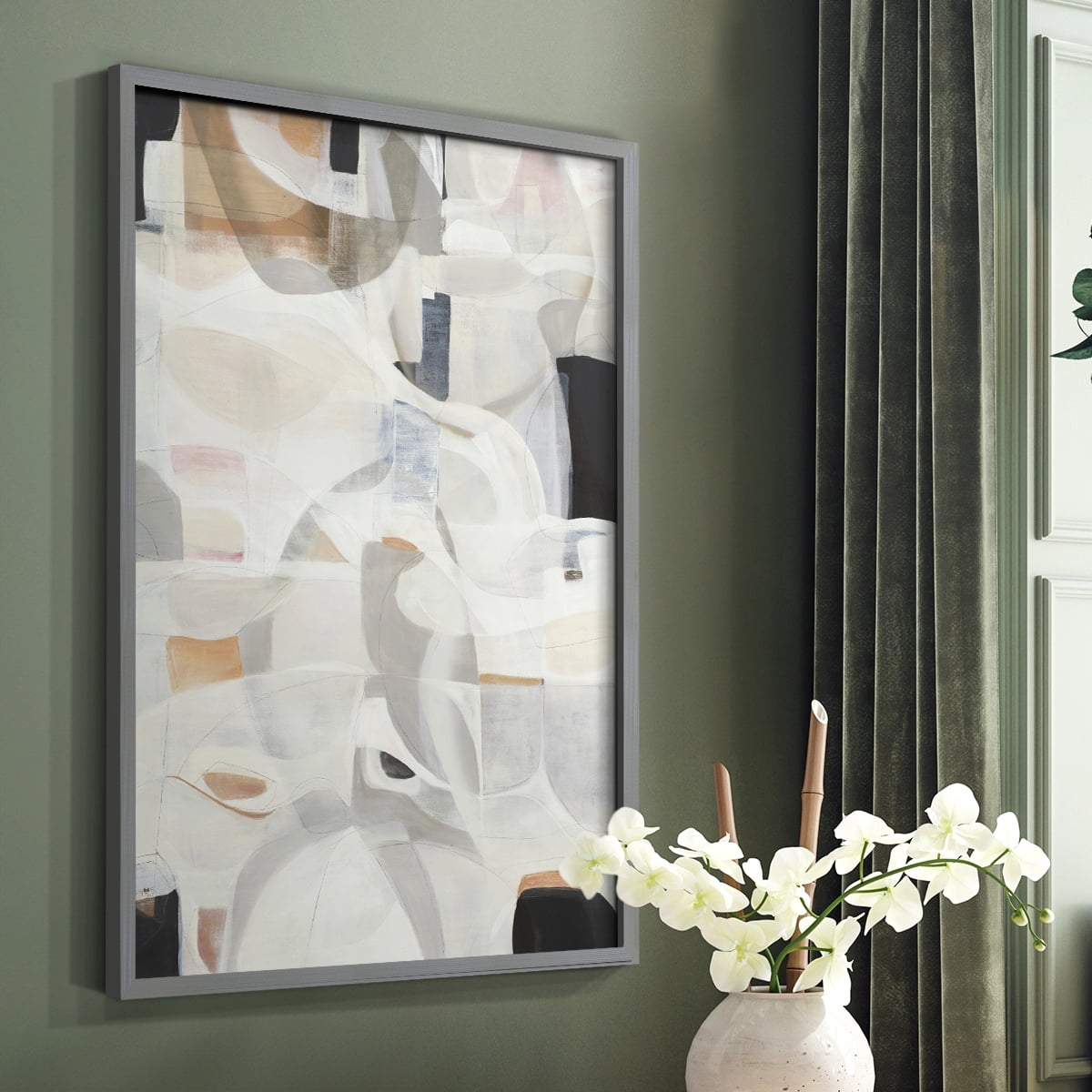 Windswept Framed Print - Solid Wood in Single Picture Frame Solid Wood 2 Framed Print