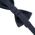 thumbnail image 5 of XASZHN Mens Tie Classic Pre Tied Bow Tie for Adults Solid Color Adjustable Bowtie Navy,One Size, 5 of 5