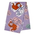 thumbnail image 2 of Disney Ariel Orange, Lavender, Aqua and White Baby Blanket, 2 of 7
