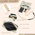 thumbnail image 3 of FORMRS Women Crossbody Purse with Chain Strap Vegan Leather Shoulder Handbag, Floral Rabbit, 3 of 7