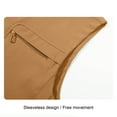 thumbnail image 6 of RYDCOT Men's Outdoor Photographer Fishing Vest Waistcoat Jacket Coat Workwear Sleeveless Top Brown, 6 of 9