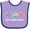 Lavender and Purple, variant on Inktastic Field Hockey Sports Team Coach Girls Baby Bib