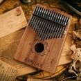 thumbnail image 5 of 17 Key Kalimba Thumb Piano ; Tuning Hammer, Finger Covers, Key Stickers & More Included; Christmas Gift, 5 of 5
