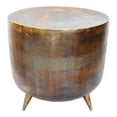 thumbnail image 1 of Moe's Home Collection Kettel 19" Round Aluminum Accent Table in Gold, 1 of 3