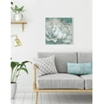 thumbnail image 4 of HFDF Canvas Print Wall Art White Dandelion & Green Wood Panels Floral Flower Photography Modern Art Rustic Scenic Relax/Calm Multicolor for Living Room, Bedroom, Office - 10x8inch Framed, 4 of 6