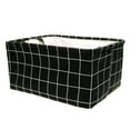 thumbnail image 1 of Unique Bargains Fabric Storage Bin Box with Handles Laundry Baskets Organizer for Closet, 1 of 9
