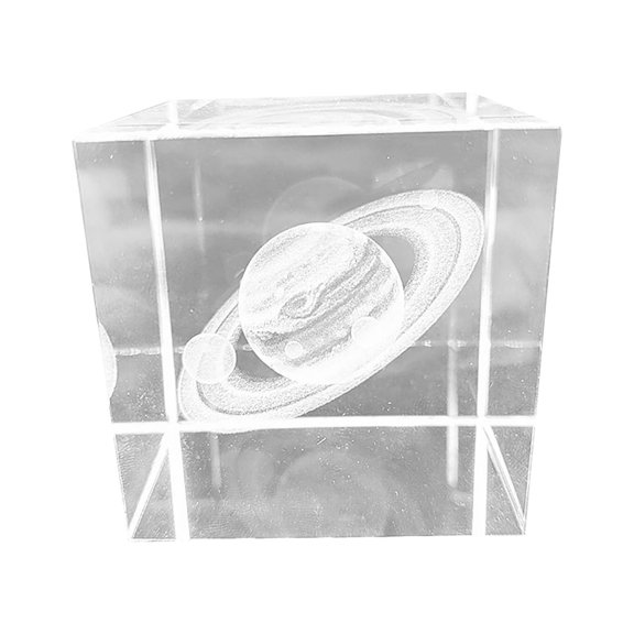 Giunmcul Holiday Saving Crystal Carved With, System, Clouds, Heart-shaped Desktop, Gift Ornaments