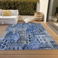 thumbnail image 6 of Addison Rugs Chantille Indoor/Outdoor Transitional Novelty Blue Washable Rectangle Rug, 8' x 10', 6 of 6