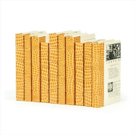 

Deco Home Linear Foot of Croc Faux Saddle Books