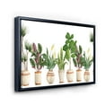 thumbnail image 3 of Designart 'Trio of Houseplants Sanseviera Snake Plants On White' Farmhouse Framed Canvas Wall Art Print, 3 of 5