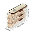 thumbnail image 3 of Kyusrd Refrigerator Door Rolling Rack Holding Storage Box Refrigerator Can Be Stacked With Portable Box Kitchen Box, 3 of 6
