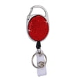 thumbnail image 2 of Titular de la tarjeta de expansión BLESIY Cristal Retráctil ID Badge Holder Carrete de Llaves Llavero, 2 of 8