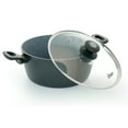 thumbnail image 2 of Oster Bastone 5.3 Quart Nonstick Aluminum Dutch Oven in Speckled Gray, 2 of 2