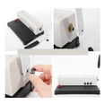 thumbnail image 4 of 10 Hole Clamp Strip Binding Machine Puncher A4 Paper Square Hole Punching Machine Office File Binding Tool ,Pinpoint Punching, 4 of 5