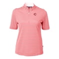thumbnail image 2 of Women's Cutter & Buck  Red Cincinnati Reds Virtue Eco Pique Stripe Top, 2 of 3