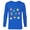 Navy, variant on Disney Princess Holiday Festive Christmas Ornaments - Long Sleeve T-Shirt for Men - Customized-White