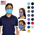 thumbnail image 2 of Made in USA Face Masks Mouth Nose Washable Reusable Double Layer Mask Cotton Cloth Blend, 2 of 22