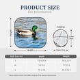 thumbnail image 3 of Daiia Mallard Duck Swimming In A River 2PCS Car Windshield Sun Shade, Foldable Sun Shield for Car Front Window, Auto Sun Blocker Visor Protector Universal for Truck SUV Pickup-Small, 3 of 7