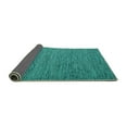 thumbnail image 2 of Ahgly Company Indoor Rectangle Abstract Turquoise Blue Contemporary Area Rugs, 7' x 9', 2 of 4