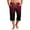 Wine, variant on Migroa Mens Capri Pants Elastic Waist Drawstring Workout Gym Joggers Summer Gradient Pajama Shorts Casual Sweat Blue L