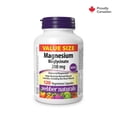 thumbnail image 1 of Webber Naturals Magnesium Bisglycinate 200 mg Vegetarian Capsules, 1 of 9