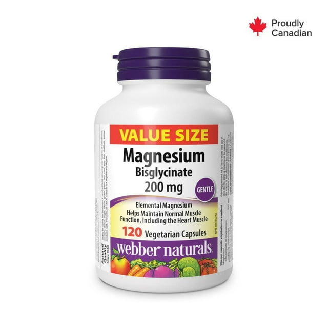 Webber Naturals Magnesium Bisglycinate 200 mg