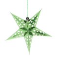 thumbnail image 1 of Papel estrella 3D cuelga pantalla de estrella de cinco puntas hueca decoración del árbol de Navidad 45cm, 1 of 5
