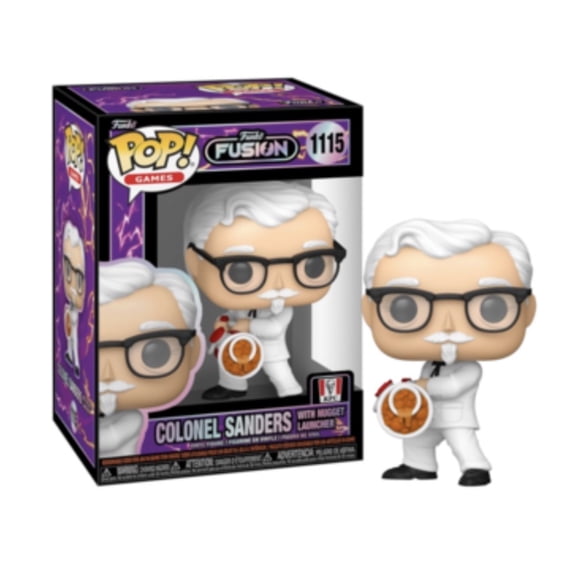 Funko Pop Colonel Sanders Fusion Vinyl Figure with Nugget Launcher