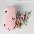 thumbnail image 5 of Cosmetic Bag Bow Shaped Large Capacity Storage Solution for Students Portable Desktop Stationery Organizer, 5 of 6