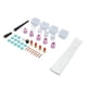 thumbnail image 2 of Kit de 38 lentes de gas TIG, copa de vidrio, copa trasera, junta tórica, consumibles para antorcha de corte de plasma WP9 20 25Tig, 2 of 14