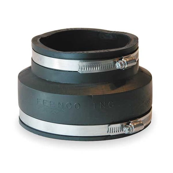 Manufacturer Varies Flexible Coupling,PVC,5 x 4 in Pipe Size 1056-54