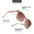 thumbnail image 4 of Square Polarized Mirrored Sunglasses for Women Colorful 80's Anti-Glare TR90 Frame UV Protection Sun Glasses, 4 of 7