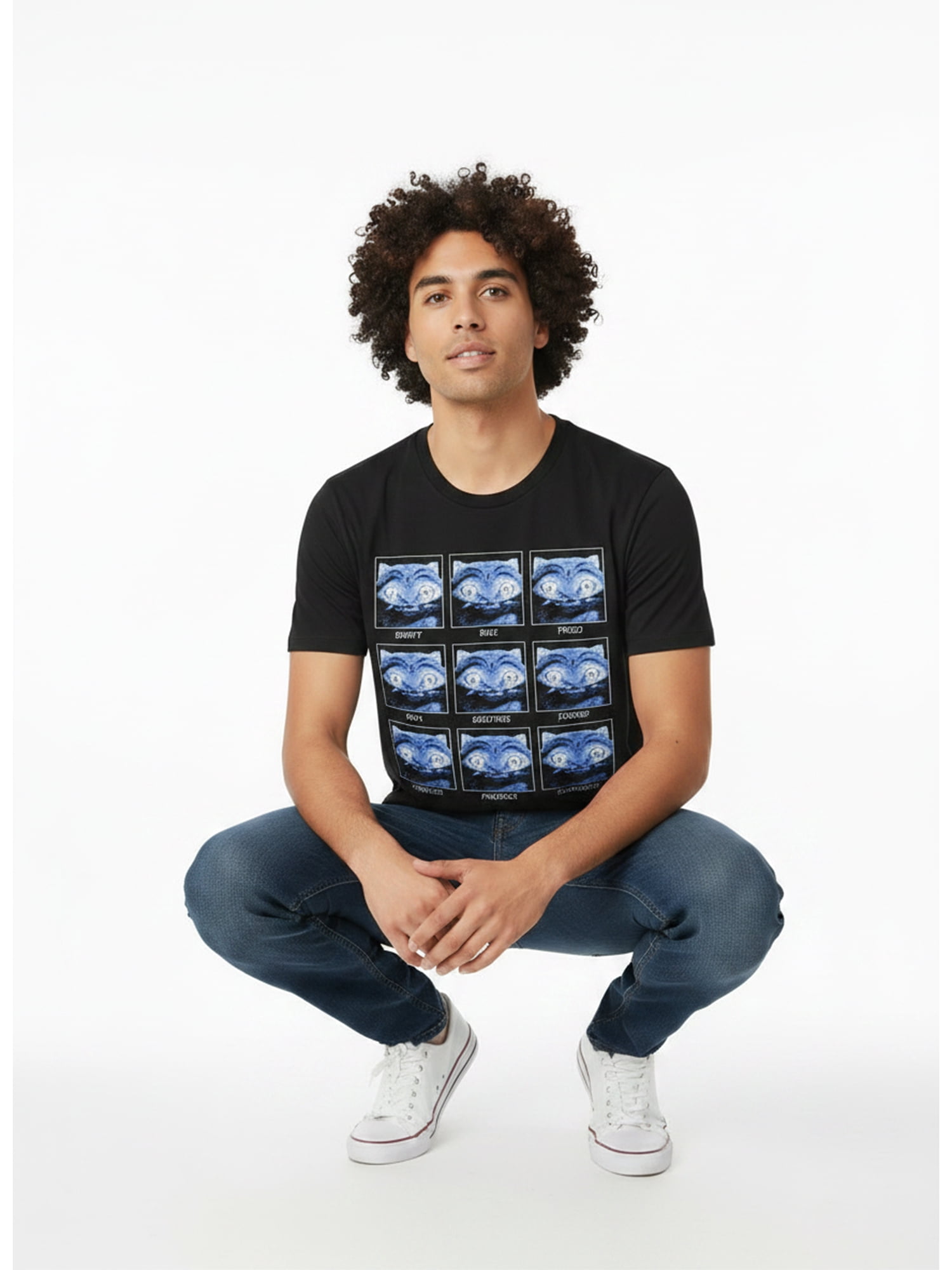 KPop Demon Hunters, Men's & Big Men's Graphic T-Shirt, Huntrix Y2K, Sizes S-3XL
