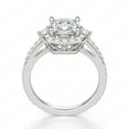 thumbnail image 2 of 1.50 CTW Cushion Cut Halo Engagement Ring 10K White Gold, 2 of 3