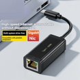 thumbnail image 4 of Adaptador Ethernet TYPE-C A Gigabit Tarjeta de Red USB-C de 1000 Mbps Tarjeta de Red Type-C A RJ45 Lan para Computadora Portátil Sin Controlador, 4 of 5