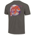 thumbnail image 3 of Men's Gray Clemson Tigers Palmetto C Baseball T-Shirt, 3 of 3