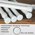 thumbnail image 4 of Tension Rod Tension Rods for Windows No Drilling Rustproof Spring Adjustable Tension Curtain Rod for Doors Windows Wardrobe Bars Drying Support Rods ( - ), 4 of 7