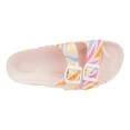 thumbnail image 5 of Chatties Double Buckle Strap Footbed Slide Sandals, Blush Stripes (Women's), 5 of 7