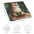 thumbnail image 3 of JRXY Fox Mushroom Fantasy Art Cloth Napkin Reusable Party Dinner Decoration Washable Napkins 4 PCS, 3 of 7