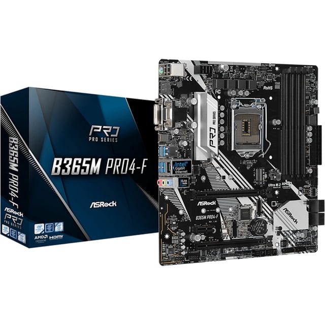 Tarjeta Madre ASROCK B365M PRO4-F INTEL LGA 1151 Micro ATX