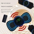 thumbnail image 5 of Microcurrent Ems Mini Massage Device, Ems Bioelectric Acupoints Massager Mat, Ems Lymphatic Drainage Massage Pad For Arms, Neck, Shoulder, Back, Waist, 5 of 5