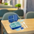 thumbnail image 6 of Student Worker Microwave Heated Lunch Detachable Partition Silicone Sealed Lunch Self Contained Tableware Portable Lunch, 6 of 6