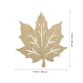 thumbnail image 2 of Shisuyan Placemats Golden 2Pcs 11.8In Square Nonwovens For Thanksgiving Table Decorations, 2 of 8