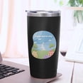 thumbnail image 3 of 20oz Powder Coated Easter Tumbler with Telescopic Straw, Insulated Travel Mug, [Easter Theme] Print, 3 of 6
