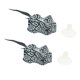 thumbnail image 4 of 2 uds Decoración flotante de acuario Zulema ornamento negro efecto brillante, 4 of 8