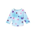 thumbnail image 2 of Garanimals Baby Girls' Stars Print Long Sleeve T-Shirt, Sizes 0/3M-24M, 2 of 3